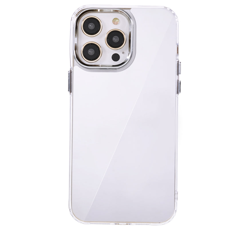 Shockproof Case for iPhone 14 Pro TPU+Acrylic Phone Case Electroplating Mirror Design Phone Shell Shockproof Case for iPhone 14 Pro TPU+Acrylic Phone Case Electroplating Mirror Design Phone Shell